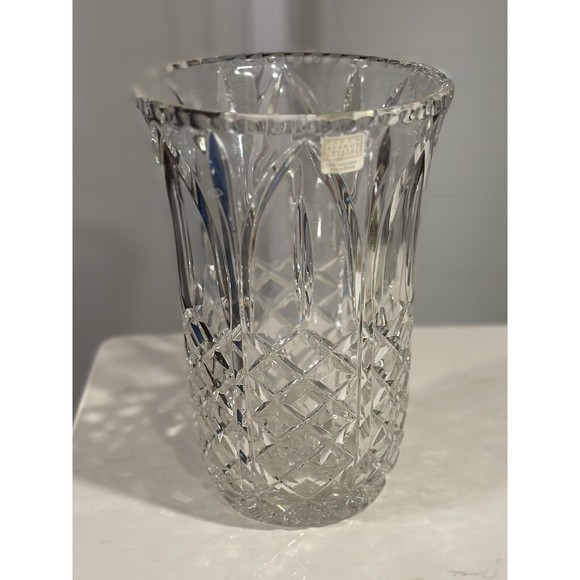 Fifth Avenue Crystal Ltd Cut Vase Exquisite Made In Poland Floral Display Gift - Picture 4 of 9